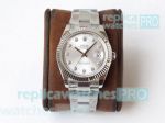 VR Factory Rolex Datejust II SS Silver Diamond Dial Oyster Band 41 Watch